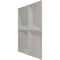 Ekena Millwork 19 5/8in. W x 19 5/8in. H Tellson EnduraWall Decorative 3D Wall Panel Covers 2.67 Sq. Ft. WP20X20TECSV - alternate 2
